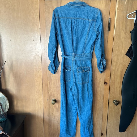 Pilcro and the letterpress Classic Denim Jumpsuit - Picture 2 of 9